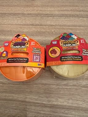 Mystery Dumpling Trick or Treat & Angry Glitter Edition Set of 2. NEW